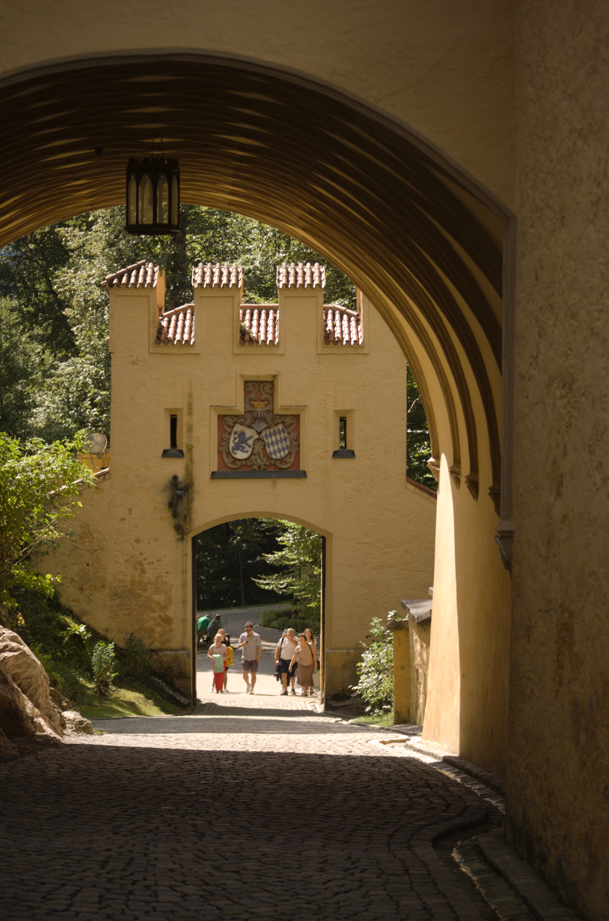 Framed entry at Hohenschwangau Castle, Bavaria